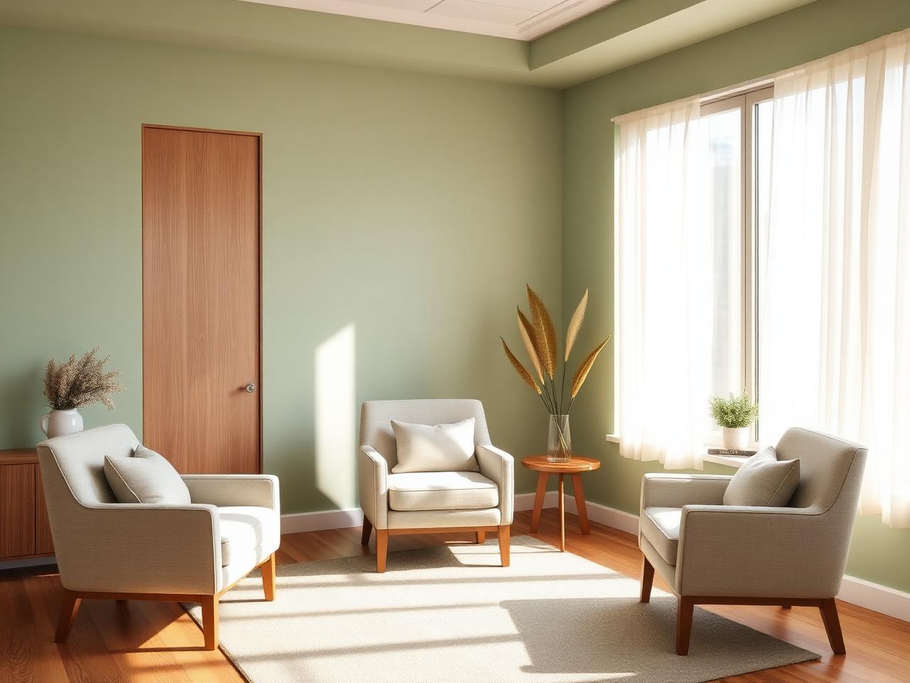 A calming therapy room interior at SoUnique Health Services